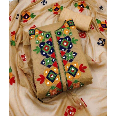 Picture of Stylish Unstitched Georgette/Jorjet Shalwar Kameez Four Piece (3 Piece) - Dress For Girls 