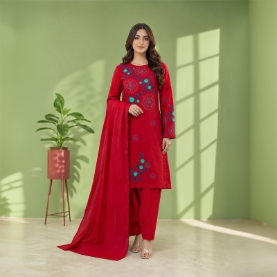 Picture of Georgette Kurti (3 Piece) Stylish Traditional Wear for Women Best Value for Money
