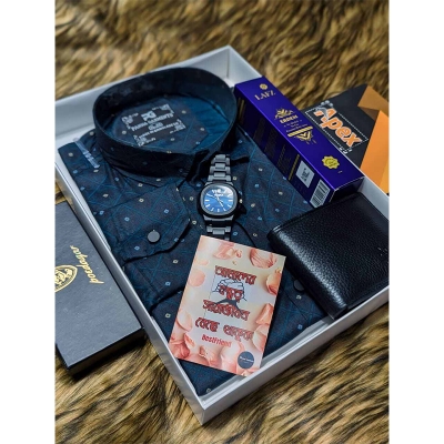 Picture of Fashionable Combo Shirt gift for men - Multicolor