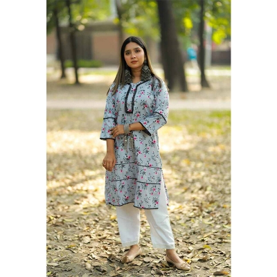Picture of Refined Taste - Lilen fashionable Co - ords two piece shalwar kameez stitched dress for girls - Durabilty Assured - Iconic Style