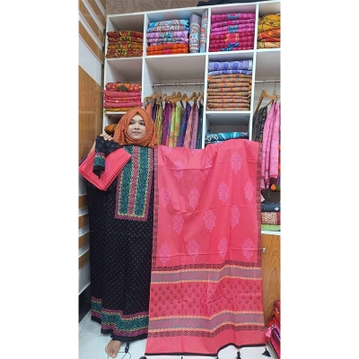 Picture of Ferdous Lawn Soft Cotton Three Piece For Women Salwar Kameez - 3 Pice Dress - Multicolor (Un-stitched)