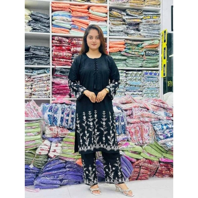 Picture of Trust Mart Collection Print Gown New Exclusive Design 2 Pcs Long Kurti Stylish Women's for