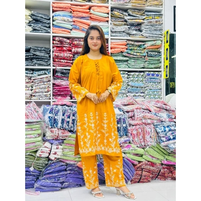 Picture of Trust Mart Collection Print Gown New Exclusive Design 2 Pcs Long Kurti Stylish Women's for