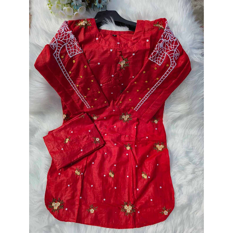 Picture of Most Demanding 2-Pices Dress AC cotton TWO Piece Stitched Shalwar Kameez For Women