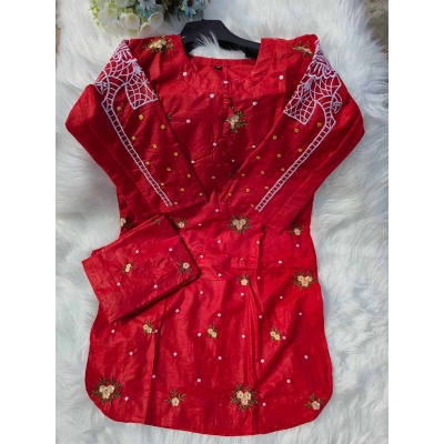 Picture of Most Demanding 2-Pices Dress AC cotton TWO Piece Stitched Shalwar Kameez For Women