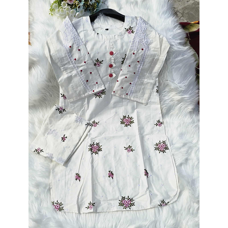 Picture of Most Demanding 2-Pices Dress AC cotton TWO Piece Stitched Shalwar Kameez For Women