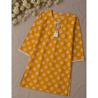Picture of Designer Pinafore Dress With Buttons