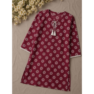 Picture of Designer Pinafore Dress With Buttons