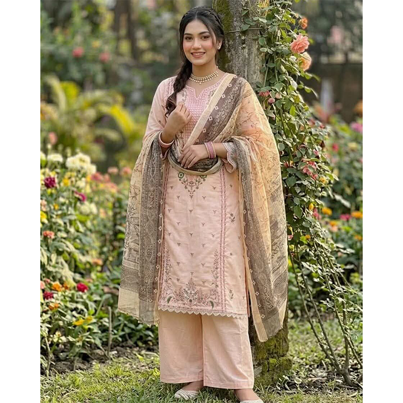 Picture of New EID Collection Sequence Readymade stylish Georgette - ORGANZA Three - Piece