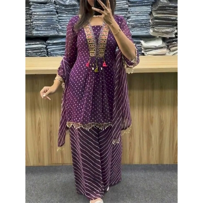 Picture of Screen Print Linen Garara Salwar Kameez Collection For Women - Perfect for Casual and Party Attire Shalwar Kameez