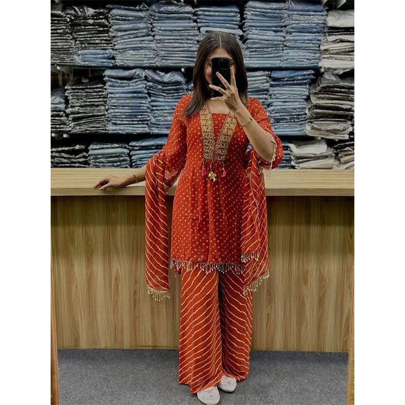 Picture of Screen Print Linen Garara Salwar Kameez Collection For Women - Perfect for Casual and Party Attire Shalwar Kameez