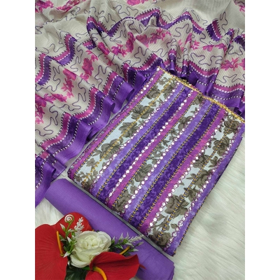 Picture of New Collection  Indian Rewat Boutiques Unfinished  Three Piece Dress