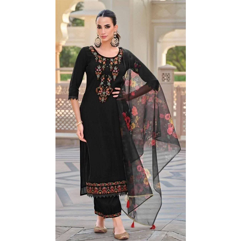 Picture of New Collection Ready Made Linen Three Piece For Women