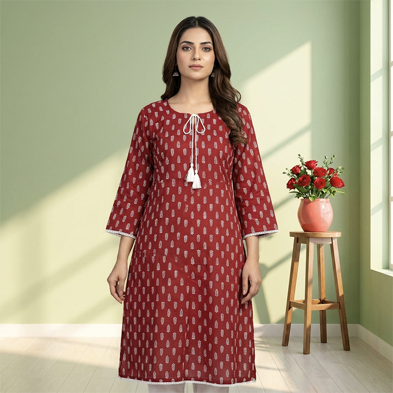 Picture of new collection readymade one piece kurti