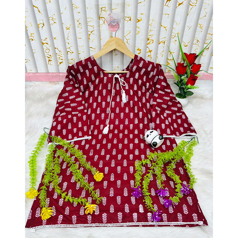 Picture of new collection readymade one piece kurti
