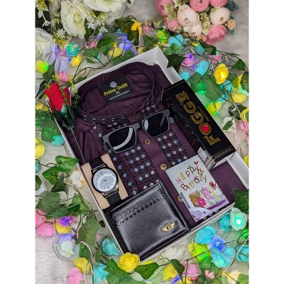 Picture of Gift combo premium quality full panjabi set for men