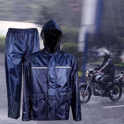 Picture of Rain coat 100% Waterproof Men/Women -Dark Blue - Blue