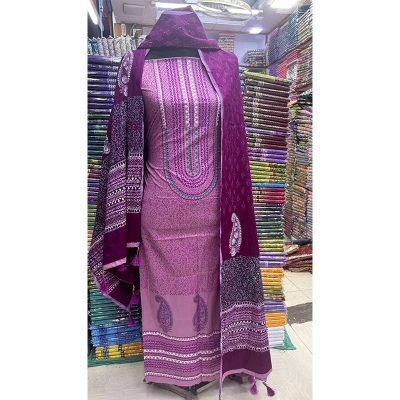Picture of Ferdous Lawn Soft Cotton Three Piece For Women Salwar Kameez - 3 Pice Dress - Multicolor