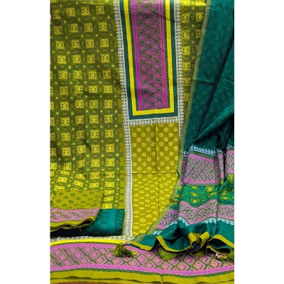 Picture of Ferdous Lawn Soft Cotton Three Piece For Women Salwar Kameez - 3 Pice Dress - Multicolor (Un-stitched)