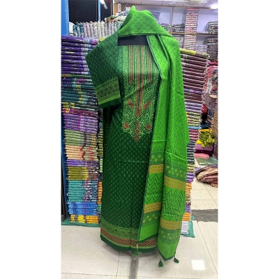 Picture of Ferdous Lawn Soft Cotton Three Piece For Women Salwar Kameez - 3 Pice Dress - Multicolor (Un-stitched)