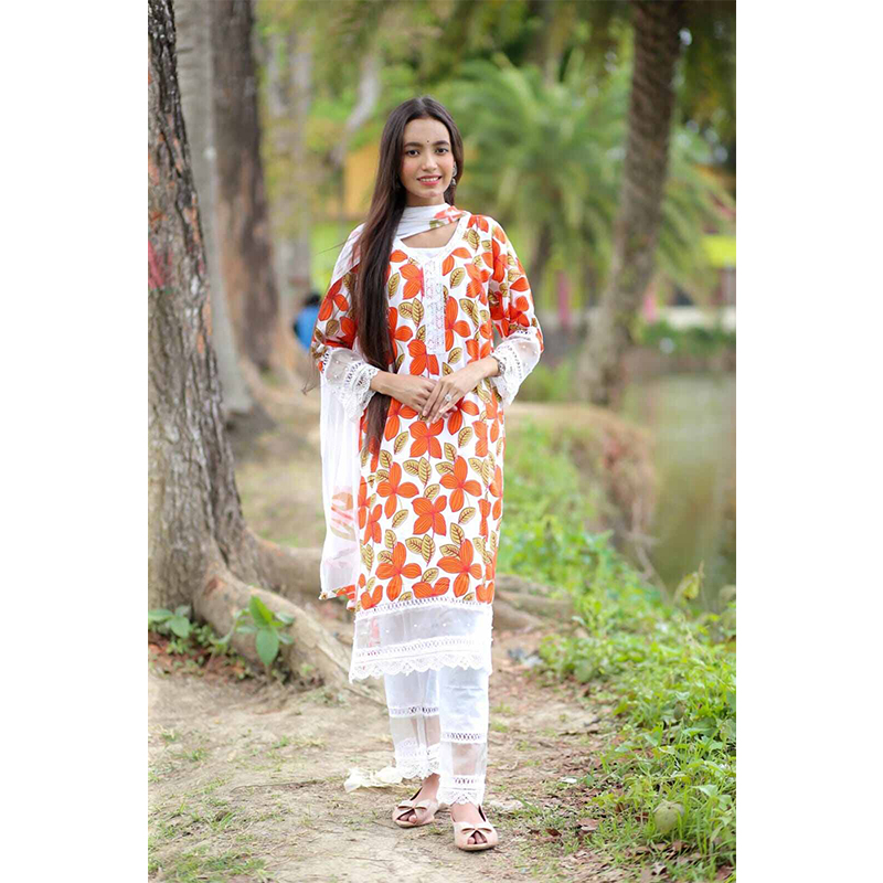 Picture of New Exclusive TC cotton Three Piece (3-Pice) Dress Collection For Women - Multicolor