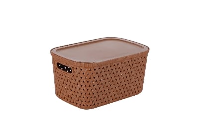 Picture of Caino Rtg Basket With Lid 6.75L - Assorted