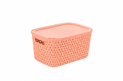 Picture of Caino Rtg Basket With Lid 6.75L - Assorted