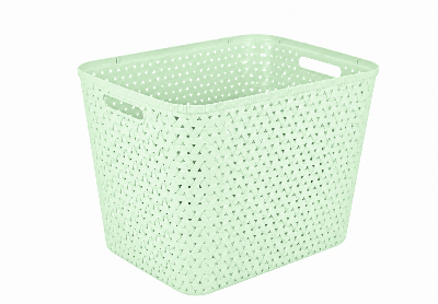 Picture of Caino Rtg Basket With Lid 28L - Assorted
