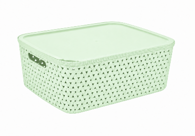 Picture of Caino Rtg Basket With Lid 15L - Assorted