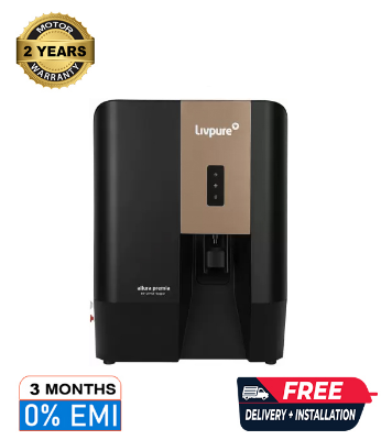 Picture of Livpure 7 Liter Allura Premia 10 Stage Advanced Purification, RO+UV+UF+Copper+Alk+Mineraliser, In Tank UV Sterilisation Water Purifier
