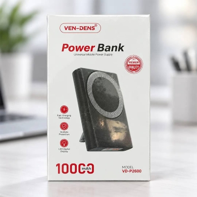Picture of VEN-DENS VD-PB030 10000mAh Wireless Power Bank with Magsafe