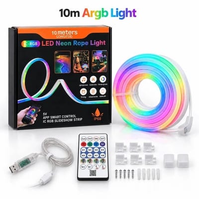 Picture of 10M ARGB Neon Rope Light – App & Remote Control(original)