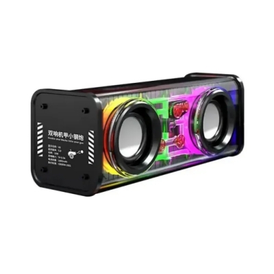 Picture of Dual Horn Transparent Mecha Speaker