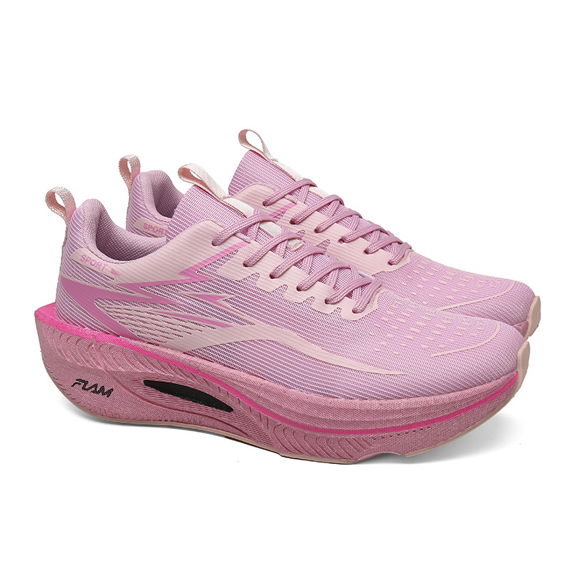 Picture of New Running Shoes with Carbon Plate, Ultra-Light and Resilient, Couple's Shoes, Youth Running Shoes, Sports Shoes - purple 