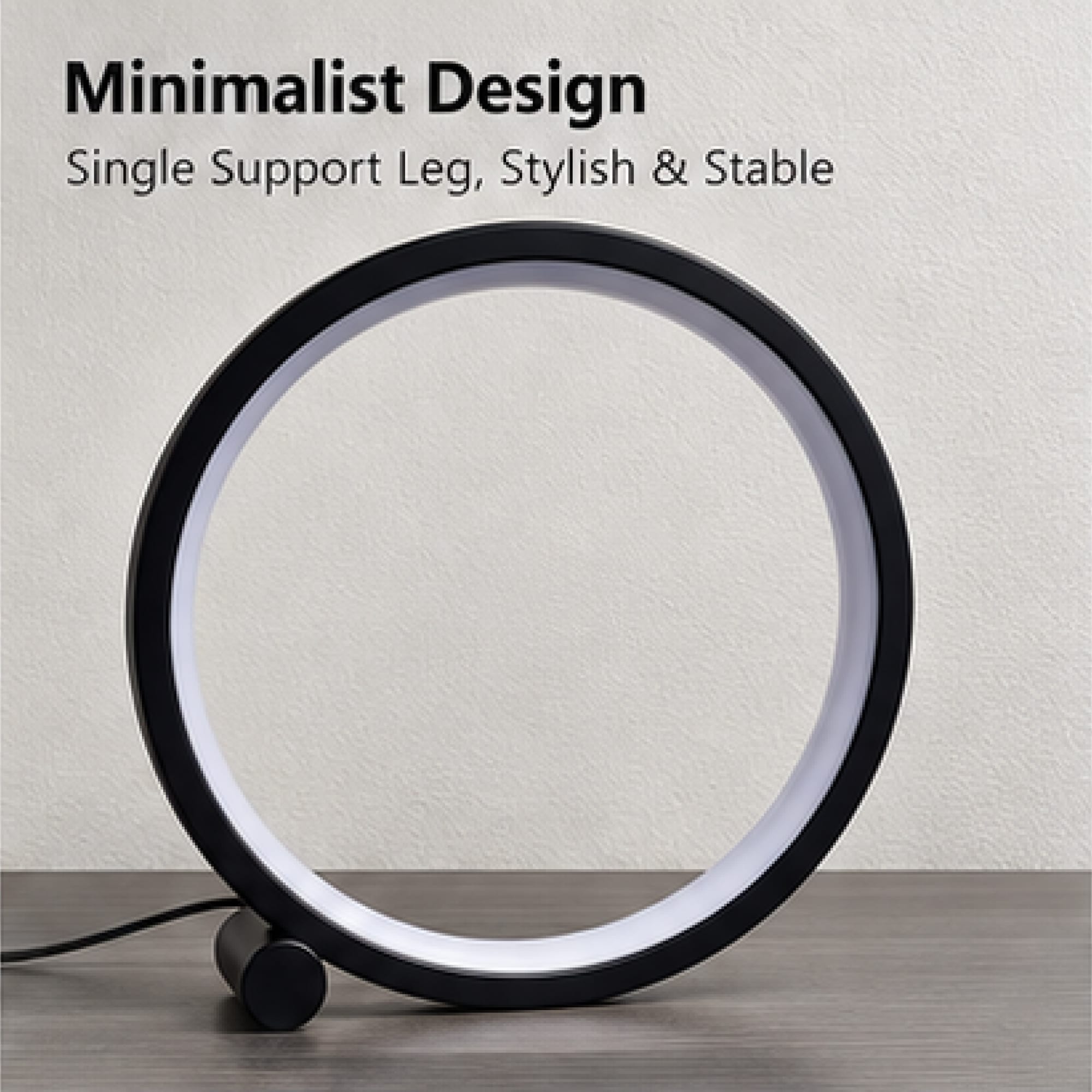 Picture of Magic RGB Ring Light 25cm – App Control Bluetooth LED Lamp, Perfect Aesthetic Room Decor
