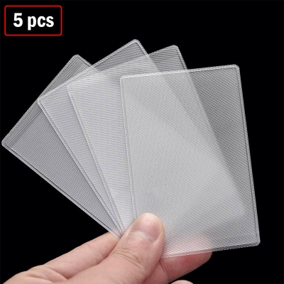 Picture of 5 pcs x PVC Card Holder Thin Credit Card Photo ID Driving Card Protector PVC 5 pcs