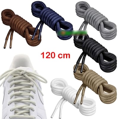 Picture of 1 pair x 120cm Round Shoelace Shoe Laces for Sneakers Boots Athletic Sport Shoes 