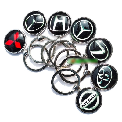 Picture of Metal Car Logo Keyring for Toyota/Honda/Mazda/Lexus/Nissan Keychain Key Ring 