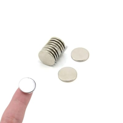 Picture of 5 pcs x Round (15x2mm) Neodymium Magnet Disk Shape N35 NdFeB Rare Earth Magnets 