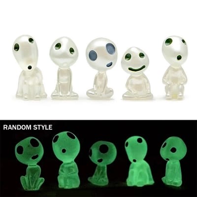 Picture of 5 pcs x Luminous Ghost Elves Glow in Dark Garden Tree Elf Fairy Micro Landscape Toys 
