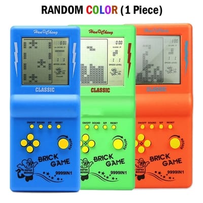 Picture of Brick Game Console Large Screen Game Pad Nostalgic Handheld LCD Electronic Games Random