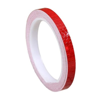 Picture of 8M x 1cm (Red) Reflective Sticker Bicycle Motorcycle Car Bumper Reflective Stickers Tape 