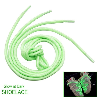 Picture of 1 pair x 120cm Round Luminous Shoelace Glow in the Dark Fluorescent Shoelaces (Green) Int: One size