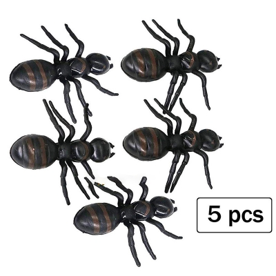Picture of 5 pcs x Simulation Plastic Ant Toy Realistic Insect Prank Funny Toys Ant