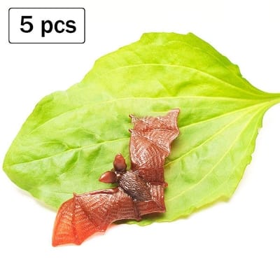 Picture of 5 pcs x Simulation Plastic Bat Toy Realistic Insect Prank Funny Toys Bat