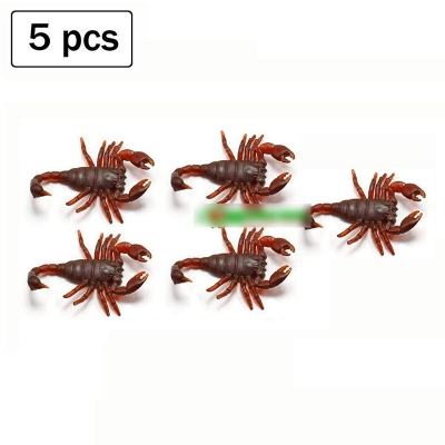 Picture of 5 pcs x Simulation Plastic Small Scorpion Toy Realistic Insect Prank Funny Toys Scorpion