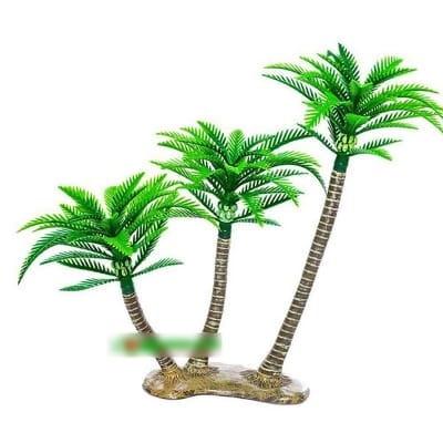 Picture of Artificial Coconut Tree Decorative Plastic Palm Trees Small Plant Model For Decoration Coconut Tree