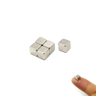 Picture of 5 pcs x Cube (5x5x5mm) Neodymium Magnet Square Block N35 NdFeB Rare Earth Magnets 