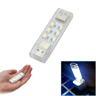 Picture of Double Sided 12-LED USB Light 5V LED Emergency Night Light 12-LED White