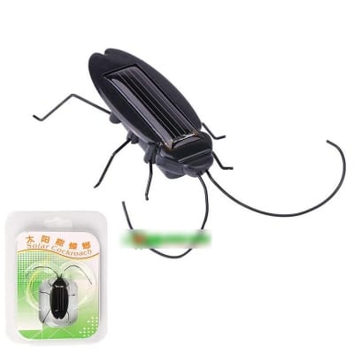 Picture of Mini Moving Solar Cockroach Toy Shaking Robot Insect Bug Solar Power Educational Toy Cockroach